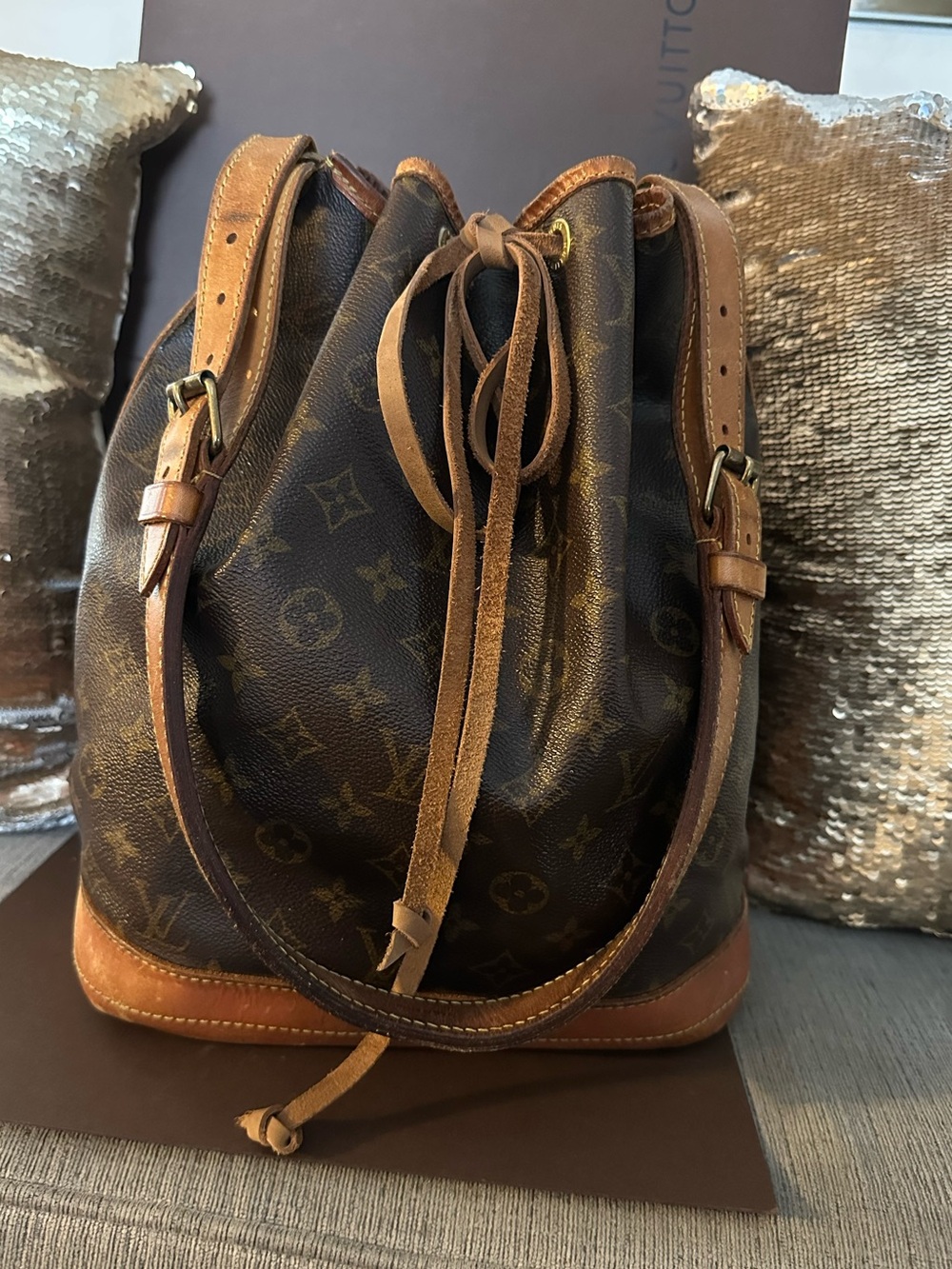 Louis Vuitton Authentic Vintage  NOE Large Bucket